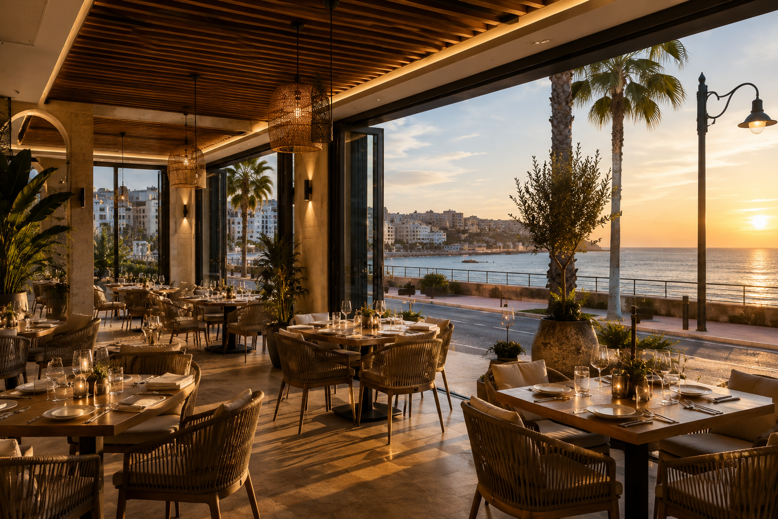 Seafront Restaurant in Qawra - Image 1